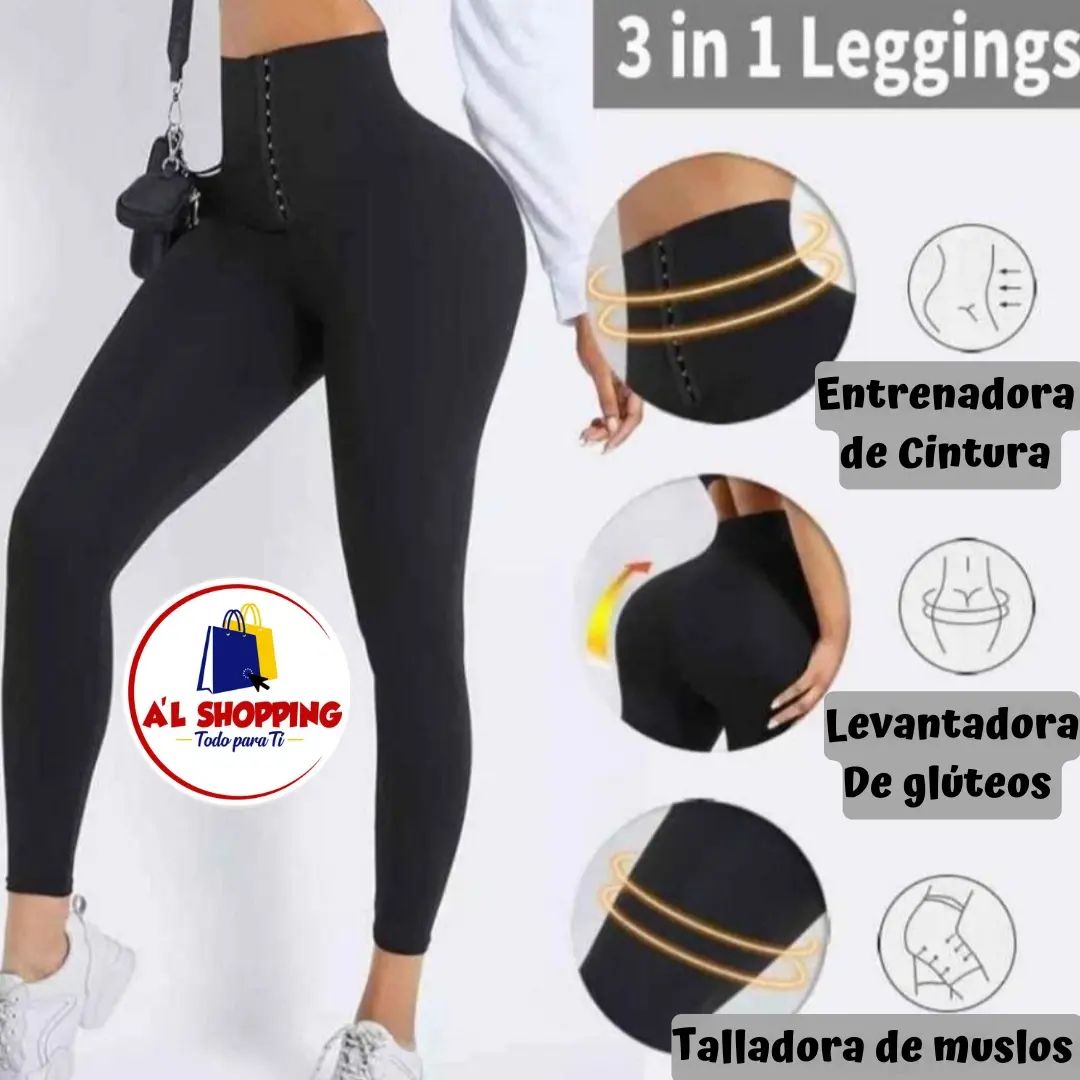 Leggins Faja Reductora Moldeadores Térmico Pantalones.