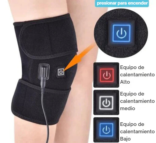 Rodillera,Hombrera, codera Con vibración, TERAPIA CON CALOR.