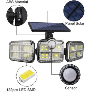 Lampara Solar con Sensor de Movimiento