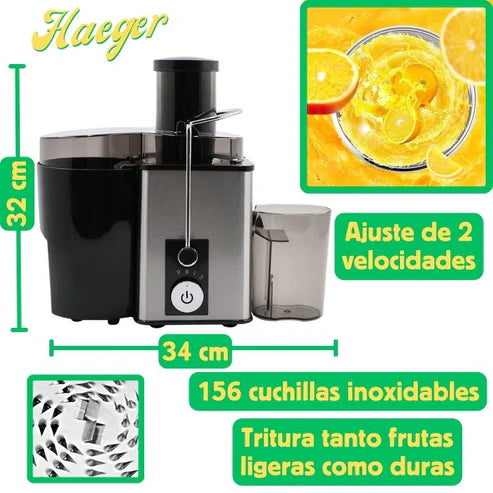 Extractor de jugo Haeger